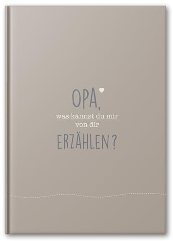 Cupcakes & Kisses Opa, was kannst du erzählen? – Ausfüllbuch für Großväter mit vielen verschiedenen Fragen – Persönliches Erinnerungsbuch – Geschenkidee für Opa zum Geburtstag oder Weihnachten