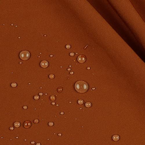 Stoff Meterware Uni Softshell - 1 Meter, Wasser- und Schmutzabweisend, Jacken, Mäntel, Overalls, Kinder, Taschen (Rost)