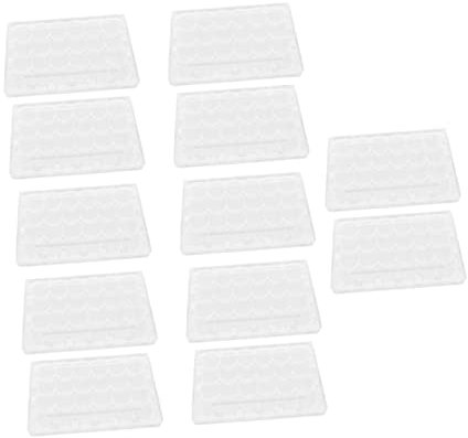 Operitacx Boîte À Œufs De Caille 12 Pièces En Plastique Pet Transparent Rangement Compact Sécurisé Pour Réfrigérateur Cuisine Et Transport