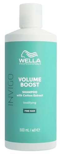 Wella Professionals INVIGO VOLUME BOOST Shampoing volumateur – avec complexe Volume Boost, pour cheveux normaux à fins, 500 ml
