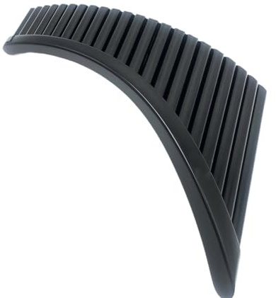 Professionelle Panflöte 22-Röhren-G-Ton-Harz-Panflöte Mit Sockel Für Anfänger Vorder- Und Rückhand Schwarz (Color : Opposite)