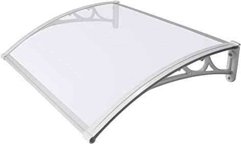 Markisen für Türen Türvordach-Markisen, Haustür-Vordach Regenschutz für den Außenbereich Veranda-Markisenschutz Terrassenüberdachung Polycarbonat-Abdeckung Halterung aus Aluminiumlegierung S