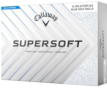 Callaway Golf Supersoft Golf Balls (2025, Blue Splatter)