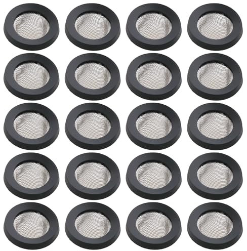 LT Easiyl 20 Stück Siebdichtung Gummidichtung 3/4 Zoll Gummidichtung Dichtung O-Ring Filter kompatibel mit AEG Waschen kompatibel mit Frigidaire kompatibel mit Haier