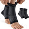 CAMBIVO Sprunggelenkbandage 2 Pack Links & Rechts, Knöchelbandage 15-20 mmHg Kompressionsstrümpfe ohne Toe für Schmerzlinderung, Tägliche Aktivitäten & Unterstützung