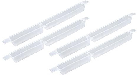 HANABASS 4 Stück Automatische Bienenfütterung Geräte Automatische Zuführung Insekt Trinkfutter Der Bienenstock Aquarium Imkereiwasser Wasserspender Bienenstock Eingang Feeder Weiß Plastik