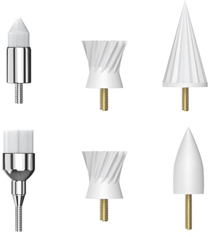 Accessoire pour polisseur de dents,6 têtes de rechange multifonctionnelles pour polisseur de dents Beedove pour le polissage après le nettoyage des dents, le nettoyage des dents et le blanchiment des