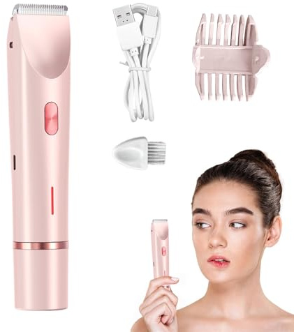 Damas rasuradoras para cabello privado, piezas privadas de afeitar | Tipo-C Carga de una trimmer privada resistente al agua para diferentes