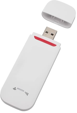 Depisuta Modem USB 4G LTE, Dispositivi Internet Mobili Router Portatili Ad Alta velocità da 500 Mbps, Supporto Fino a 10 Dispositivi, Supportato Europa, Asia, Oceania, Africa