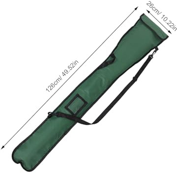 Cabilock Paquet de Rangement pour Pagaie de Kayak et Bateau en Tissu Oxford Imperméable Paquet de Transport avec Poignée Poche Extérieure Transparente Couleur Vert Militaire Sports