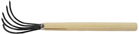Azada con Corto de para Jardín - Herramienta de Mano Compacta para Excavar Aflojar y Desmalezar en Espacios Reducidos - Ideal para Caminos Estrechos y Huertos Pequeños