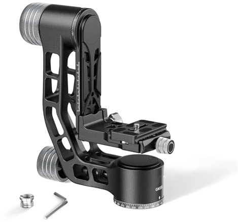 Gimbal Head For Tripod Monopod Telephoto Lenses 360° Panoramic Camera Arca Type Quick Release System
