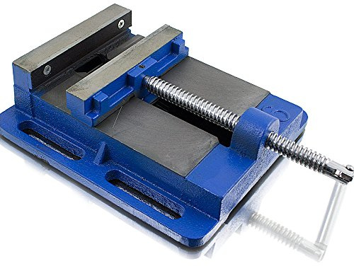 BITUXX® Universal Maschinenschraubstock 150mm Schraubstock Säulen Tisch Stand Bohrmaschine