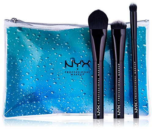 NYX Perfect Flow Face Brush Set de 3 pinceaux – dans votre élément Water