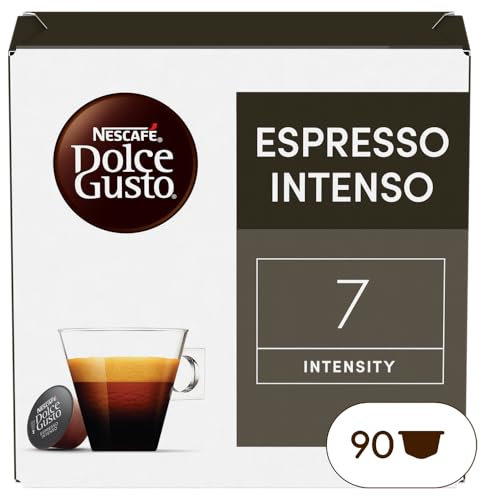 Nescafé Dolce Gusto Espresso Intenso - Café - 90 Capsules (Pack de 3 boîtes XL x 30)