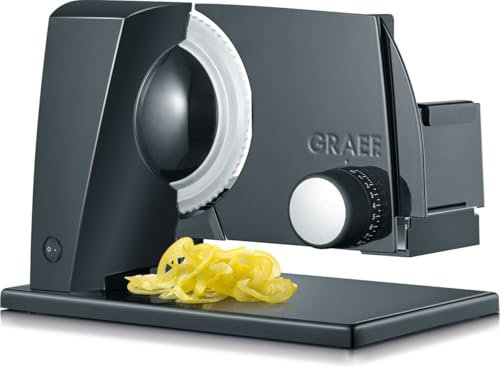 Graef - Affettatrice elettrica Sks 110 Twin 2 Lame - Nera
