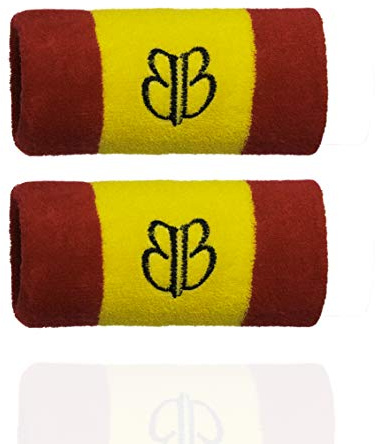 Banbroken | Muñequeras de Sudor Elásticas | Crossfit, Calistenia, Tenis, Padel | Soporte de muñecas | Transpirables y absorbentes | Sweatband para Deporte | 2 uds | España