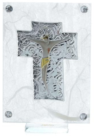 Holyart Quadretto ricordino Crocefisso 10x5 cm