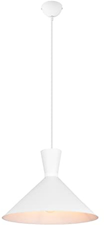 Reality Leuchten Pendelleuchte Enzo R30781931, Metall Weiß matt, exkl. 1x E27 |