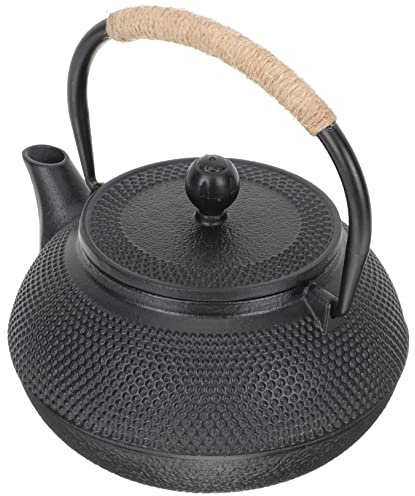 Cabilock Théière Élégante En Fonte 800 Ml Avec Petit Infuseur En Métal Pour Service À Thé
