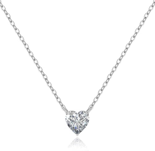 Cosie Lily Regalos Dia De la Madre Collar Mujer Collares de Plata de Ley 925,Joyas Regalos para Esposa, Mamá, Novia, Cumpleaños Navidad Regalo Mama