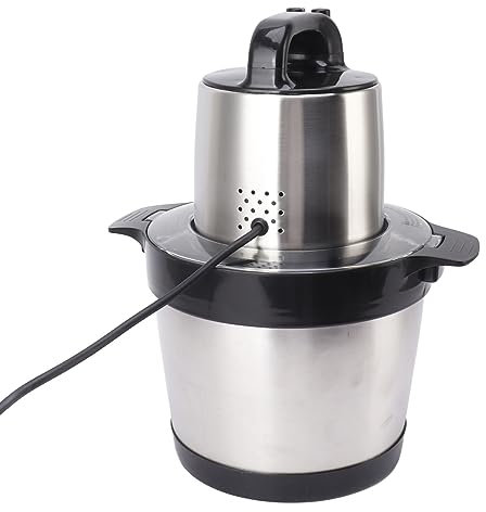 1000W Electric Meat Chopper Chopper, 8L Stainless Steel Food Meat Grinder, Perfect for Vegetables, Meat, Grains and Nuts, 220V