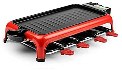MUTURPOSE Barbacoa, Estufa de Barbacoa, Pinchos eléctricos Dobles, máquina de Barbacoa sin Humo para el hogar, eléctrica