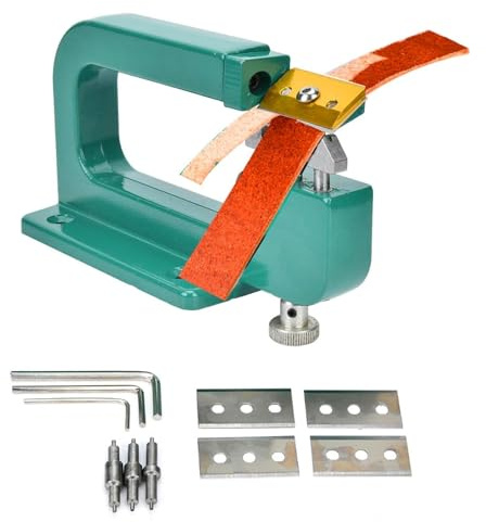 Skiving Machine - Máquina de pelar cuero, máquina manual de cuero | Máquina separadora de cuero, máquina peladora de pelado, máquina de pelar pala D IY para trabajos de cuero D iy, 7.1 x 4.1 x 2.8