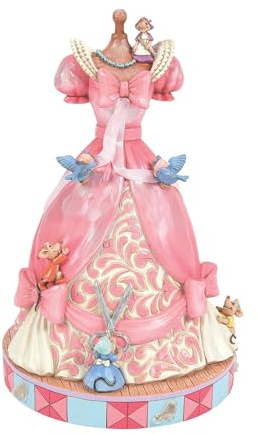 Disney Traditions Askungen rosa klänning musikfigur