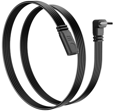 SinLoon 90°-Winkel-USB-C-Verlängerungskabel, Typ-C, flaches Silikonkabel, USB-C-Datenkabel, Stecker auf Buchse, effizientes Laden und Datenübertragung für externe SSD, Mobiltelefone und Laptops