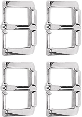 Gürtelschnalel Männer, Herrengürtelschnalle DIY -Zubehör 20mm Gürtelschnalle Gürtelschnalle Single -Stecker -Leichtmetallgürtelschnalle für Lederband Windbrecher Ersatz (Silber B01-61-61018)