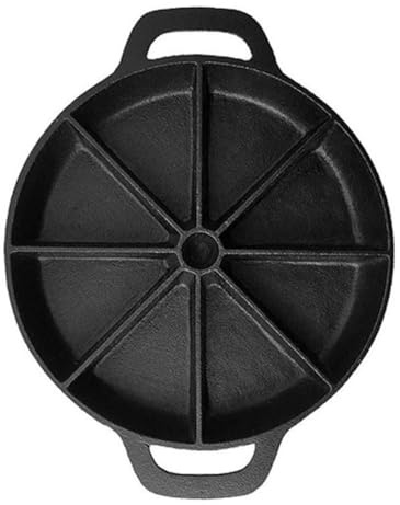 Holibanna Molde Para Pan De Hierro Fundido Sartén De Cuña Antiadherente Para Pasteles Para Hacer Pan La Estufa Sartén Para Panqueques Casera