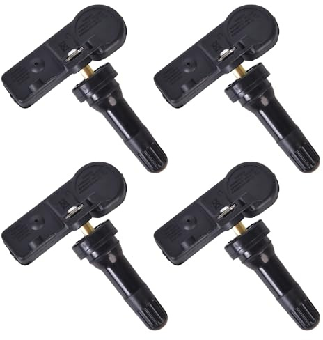Motvhcs TPMS Sensors Set of 4 Pre-Programmed Tire Pressure Sensor 433MHz for RAM 1500 DT Model 2019-2024 Replace# 68293199AA (4PCS)