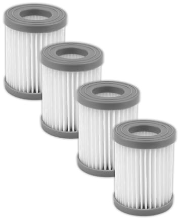 (4 Piezas) M320 Filtros HEPA de Repuesto Compatibles con La Aspiradora Robótica Lefant M320/ M320G, Filtro Vertical, Filtros de Cartucho, Filtro de Aspiradora, Kit de Accesorios para Filtros