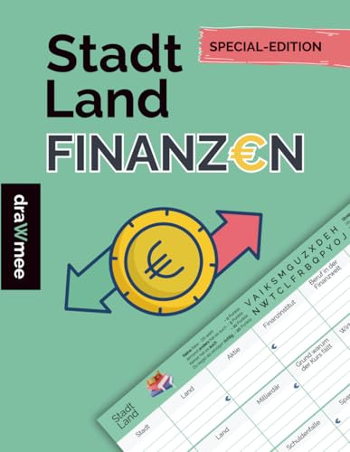 Stadt Land Finanzen: Quiz Geschenk für Bankkaufleute, Finanzberater, Buchhalter, Controller, Investmentbanker & Analysten: 35 Blatt Din-A4 (Seiten zum Ausschneiden)