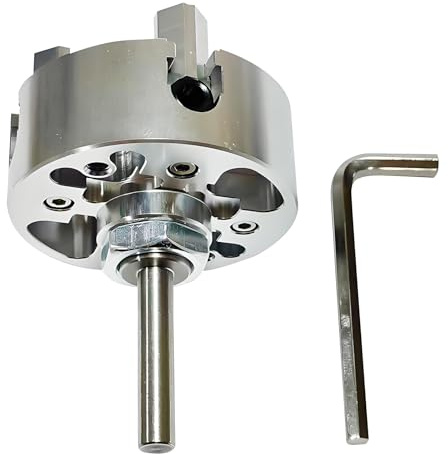 Eficaz agarre manual de 4 mandíbulas para tornos de metal pequeños con rosca común y aleación de metal para taladro de construcción