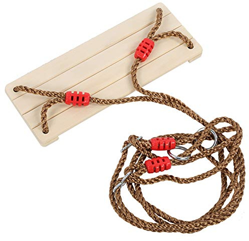 Stylebest Hängande Trägunga för Vuxna, Tjock och Hållbar, Trädgårdsgunga Utomhus för Barn och Vuxna, 40 X 15,7 X 1,2 Cm