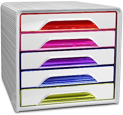 Cep Schubladenbox mit 5 flachen Schubladen Smoove 7-111 HM Weiß