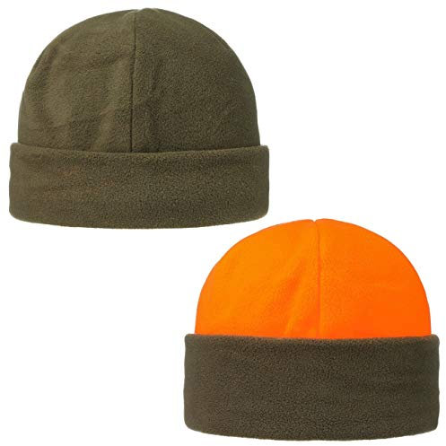Lodenhut Manufaktur Signal Fleece Fleecemütze Umschlagmütze Wintermütze Jagdmütze Damen/Herren - mit Futter, Umschlag, Futter Winter Herbst-Winter - One Size Oliv
