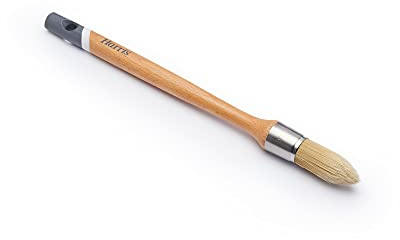 Harris Lasier- & Lackpinsel rund 21 mm – Rundpinsel für Holzlasur, Klarlack & Holzbeize | Profi-Pinsel für Möbel, Fensterrahmen, Leisten & Zierprofile
