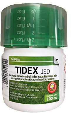 Exclusivas Sarabia Herbicida Selectivo Uso Jardinería Exterior Doméstica contra Malas Hierbas de Hoja Ancha (100 cc)