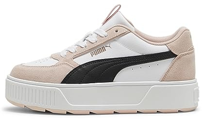 PUMA Damen Karmen Rebelle SD Sneaker, White Black-Rose Quartz, 36 EU