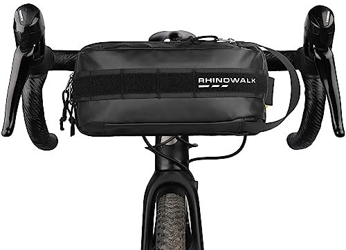 Rhinowalk Fahrrad Lenkertasche Vordertasche Fahrradtasche Aufbewahrungstasche mit Schultergurt für Rennrad Mountainbike Radfahren Reisen