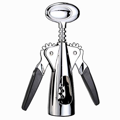 Apribottiglie, cavatappi ad Ala, cavatappi da Cameriere di Lusso in Acciaio Inox, per camerieri Appassionati di Vino, Design Alato