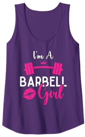 I'm A Barbell Girl Funny Weightlifter Gym & Exercise Team Tank Top