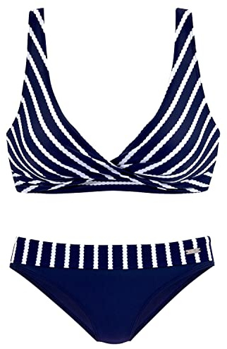 Lascana Damen Triangel-Bikini | recyceltes Obermaterial