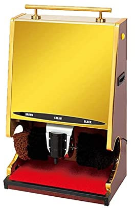 SFQEVHRZ Máquina limpiabotas automática, Máquina pulidora de Zapatos eléctrica automática multifunción, limpiadora de Suelas, máquina for pulir Zapatos con Cepillo for Zapatos for el hogar