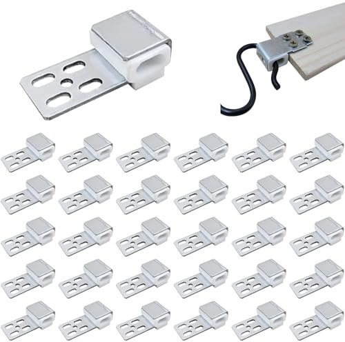 32 Pezzo Clip a Molla per Divano, Riparazione Molle per Divani in Metallo, Set di Molle per Mobili, Accessori per Divani, Clip a Molla per Mobili con 5 Fori, e Poltrone Reclinabili
