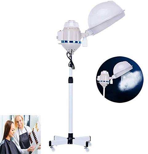 Secador de pelo Halo orbital ajustable de 650 W, ruedas giratorias de pie, procesador de color de pelo de salón, acelerador profesional para salón de casa, equipo de teñido de cabello permanente