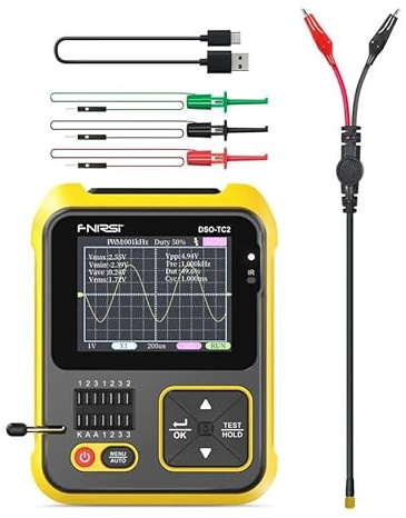 DSO-TC2 2-IN-1 Handheld Digital Oscilloscope Transistor Tester Basic Version